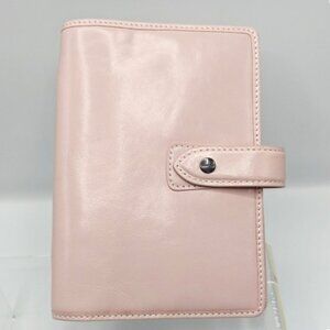 Filofax Malden Personal Leather Organizer Pink